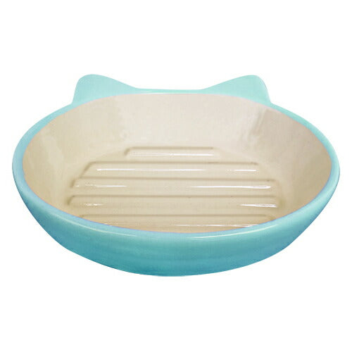 イージーダイナーキャットディッシュ ライトブルー 犬用品/ペットグッズ/ペット用品