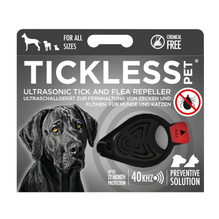 TICKLESS チックレス PET ブラック 虫除け 薬品不使用 ノミ・ダニ対策