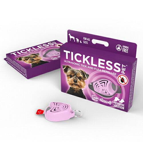 TICKLESS チックレス PET ピンク 虫除け 薬品不使用 ノミ・ダニ対策 安全 超音波