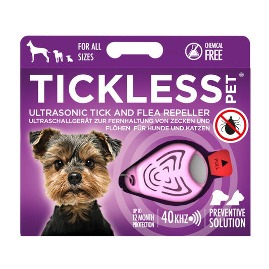 TICKLESS チックレス PET ピンク 虫除け 薬品不使用 ノミ・ダニ対策 安全 超音波