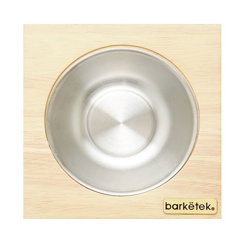 バーキテック Barketek シングル・フードボウル モッド S ナチュラル 0.2L 犬 猫 フードボウル スタンド 食器 食器台 餌皿