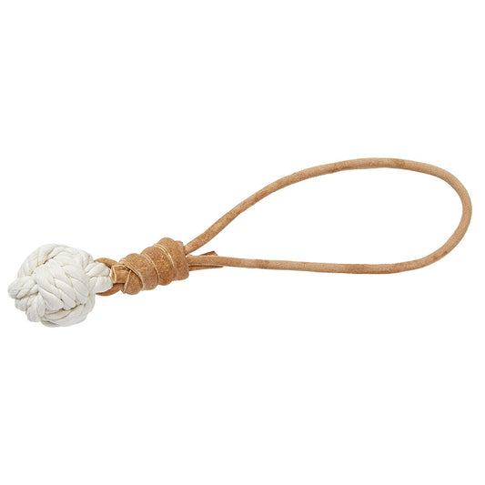 ファッド FAD レザー&コットン・トイ ボール 犬 おもちゃ ロープ 噛む デンタルトイ 革