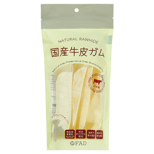 ファッド FAD 国産牛皮ガム チップス 5枚(約80g) 犬 おやつ ガム 無添加 デンタル