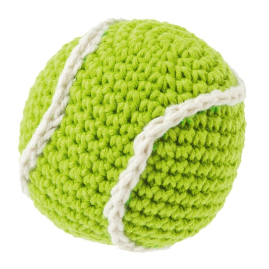 ファッド FAD ハンドメイド・ニットトイ テニスボール 犬 おもちゃ ボール 噛む 音が鳴る