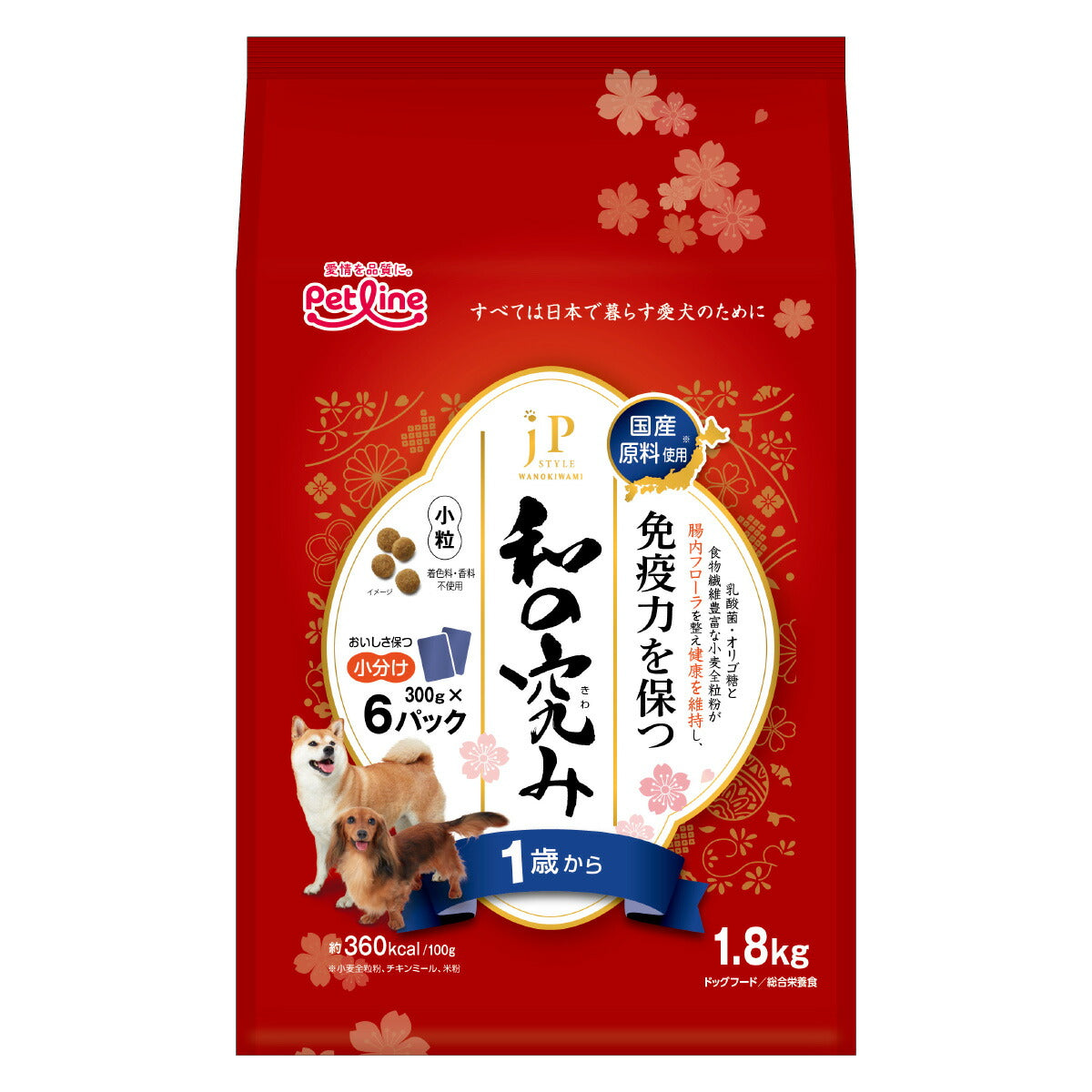 JPスタイル和の究み 小粒 1歳から 1.8kg（300g×6）