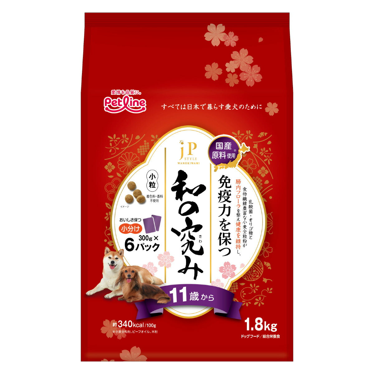 JPスタイル和の究み 小粒 11歳から 1.8kg（300g×6）