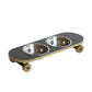 PETTO（ペットト）SK8PLATE（スケートプレート）フードスタンドセット 大 ブラック 関家具 フードテーブル フードボウル ペット 犬 猫 フードボウルスタンド 高さがある 脚付