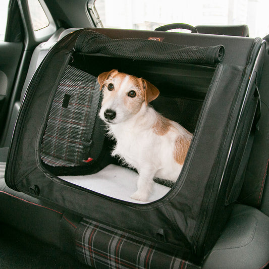 ワン・フォー・ペット One for Pets ポータブル・ケージ シングル オールブラック 犬 猫 折りたたみ コンパクト 持ち運び おでかけ ドライブ