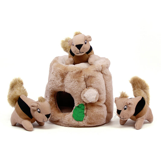 アウトワード・ハウンド Outward Hound ハイド・アンド・シーク ラージ 犬 おもちゃ ぬいぐるみ リス 音が鳴る かくれんぼ