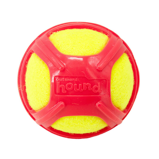 アウトワード・ハウンド Outward Hound テニス・マックス・ボール レッド 犬 おもちゃ ボール 音が鳴る 丈夫