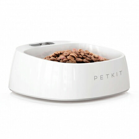 ペットキット PETKIT スケール・フィーディングボウル S ホワイト 450ml 犬 猫 フードボウル 食器 餌皿 計量 体重管理 健康管理 水洗いOK