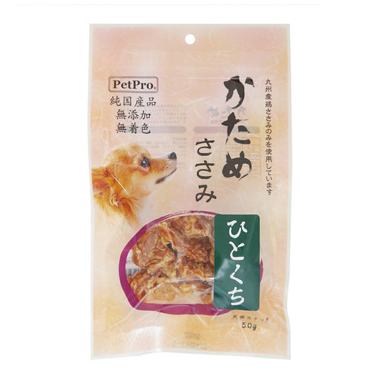 ペットプロ 純国産かためささみひとくち 50g