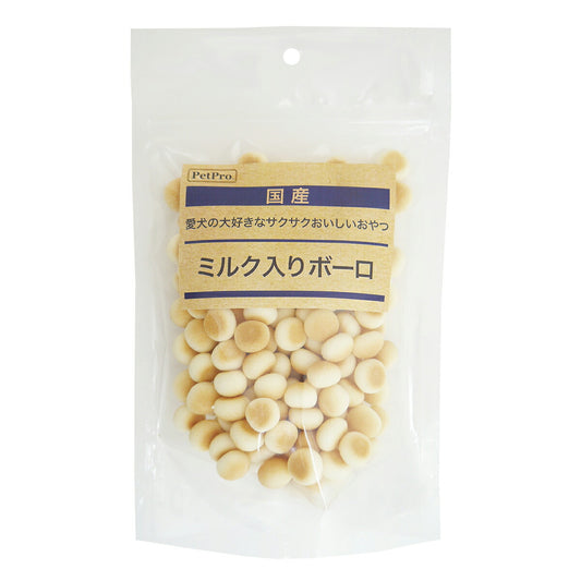 ペットプロ 国産おやつ ミルク入りボーロ 80g