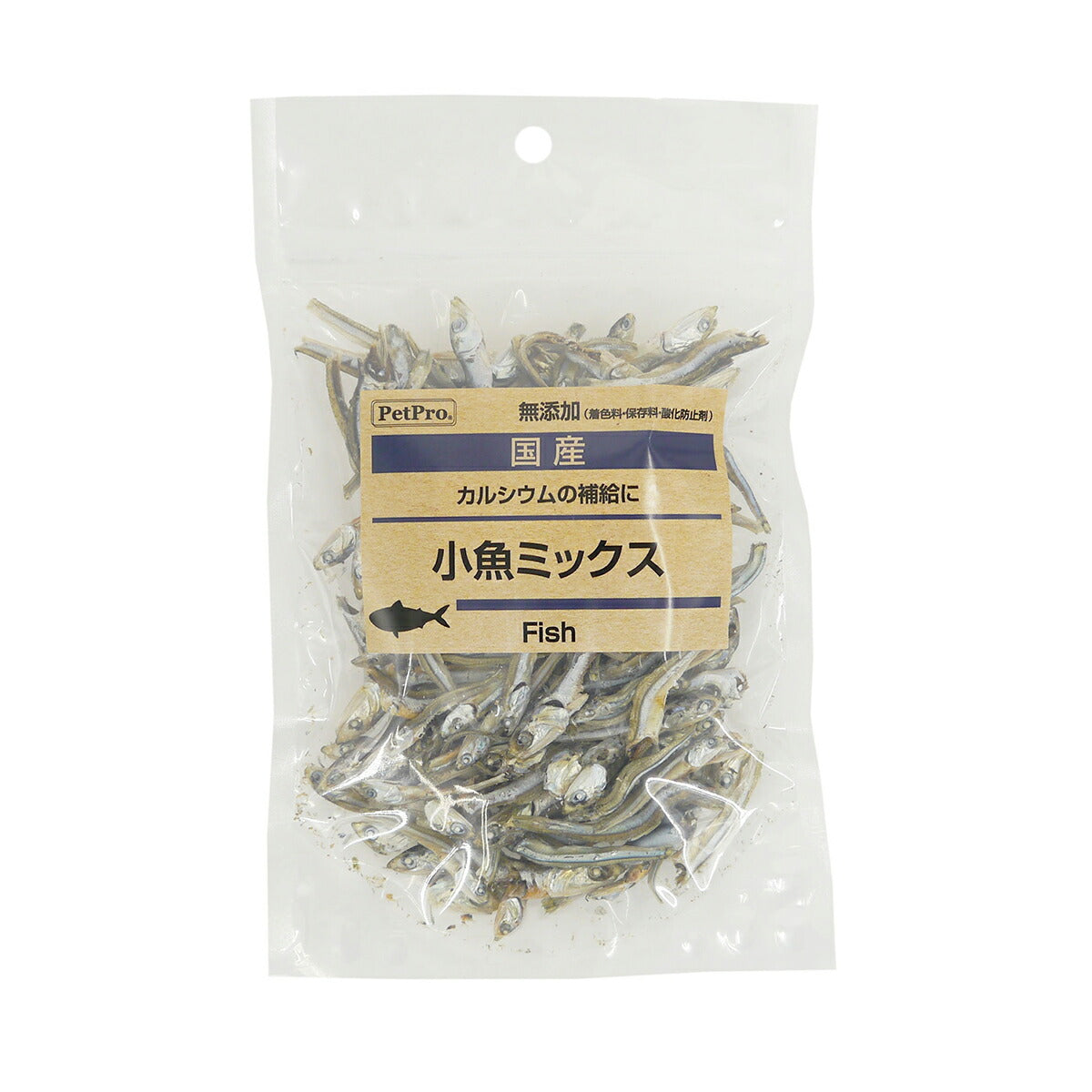 ペットプロ 犬用おやつ 国産おやつ 無添加小魚ミックス 70g