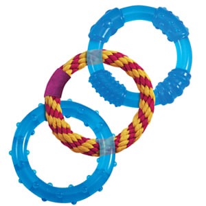 ペットステージ Petstages オルカ・トリプル・リンクス 犬 噛む おもちゃ ロープ デンタルトイ チュートイ