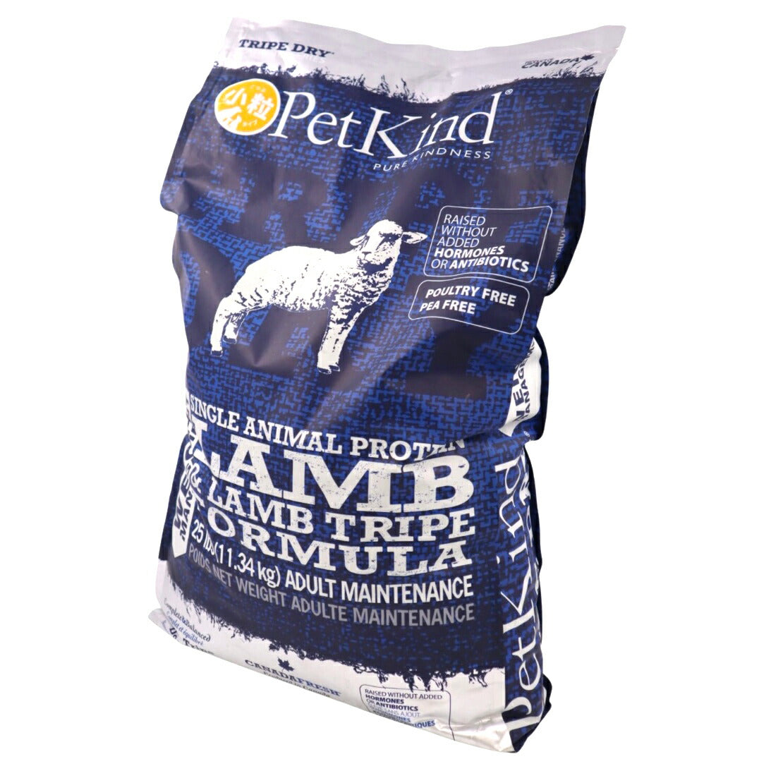 ペットカインド トライプドライ ウェイトマネージメント SAP ラム 小粒 11.34kg【送料無料】 ドッグフード 無添加 体重管理 シングルプロテイン