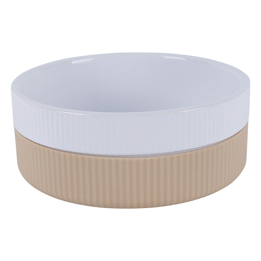 PLATZ Colore（コローレ） M フレッシュマッシュルーム フードボウル 犬 猫 食器 餌皿 陶器 すべり止め