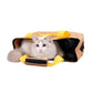 リッチェル Richell クラフトトートキャリー イエロー 犬 猫 ペットキャリー トート 超小型犬 小型犬 おでかけ リード付き 通気口付き 紙袋風