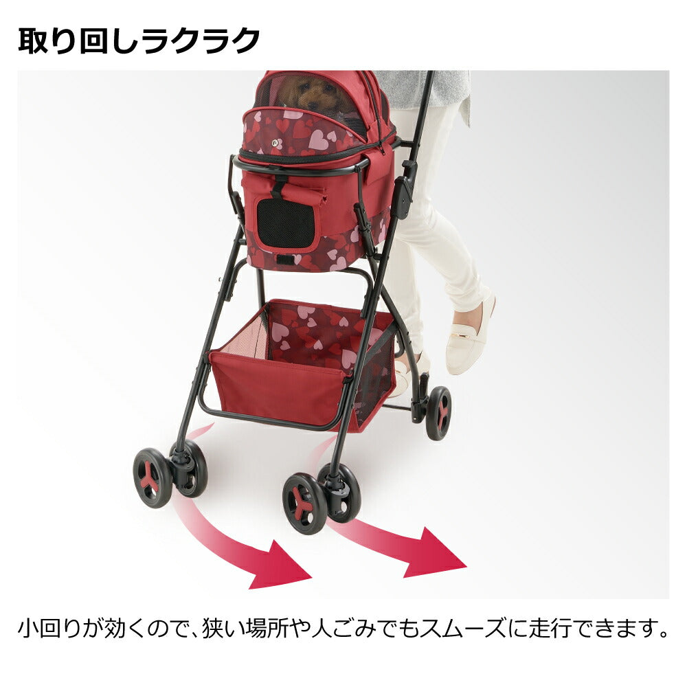 リッチェル Richell ペットカート ミニモ グレー 犬 猫 カート キャリー ゲージ 超小型犬 小型犬 分離式 折りたたみ 3way リード付き