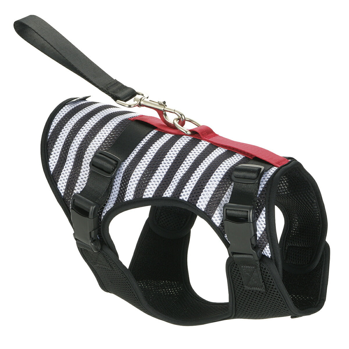 リッチェル Richell おでかけベストハーネス L ストライプ 犬 胴輪 ハーネス ベスト 一体型 中型犬 手洗い可 お散歩 ドライブ