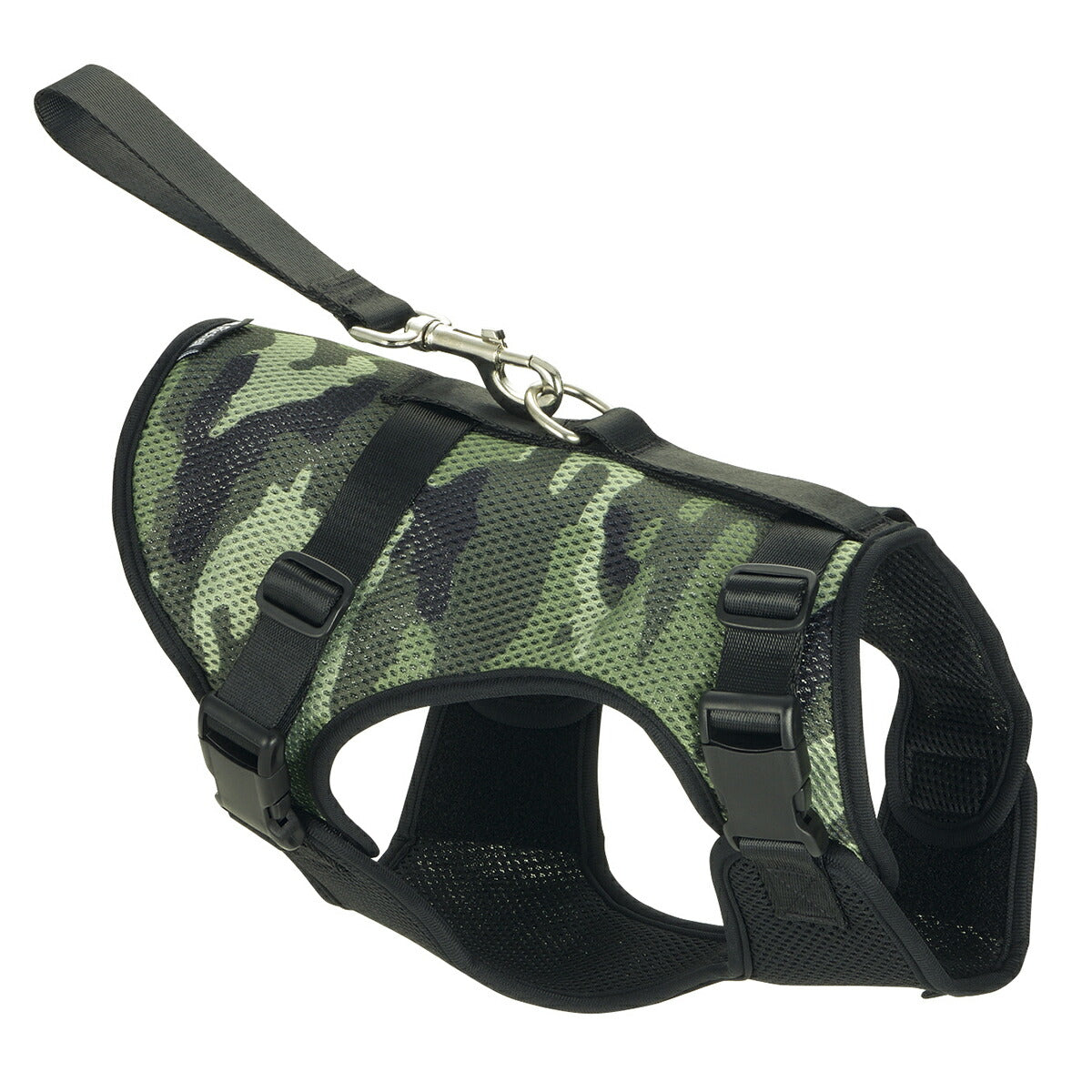 リッチェル Richell おでかけベストハーネス L カモフラージュ 犬 胴輪 ハーネス ベスト 一体型 中型犬 手洗い可 お散歩 ドライブ