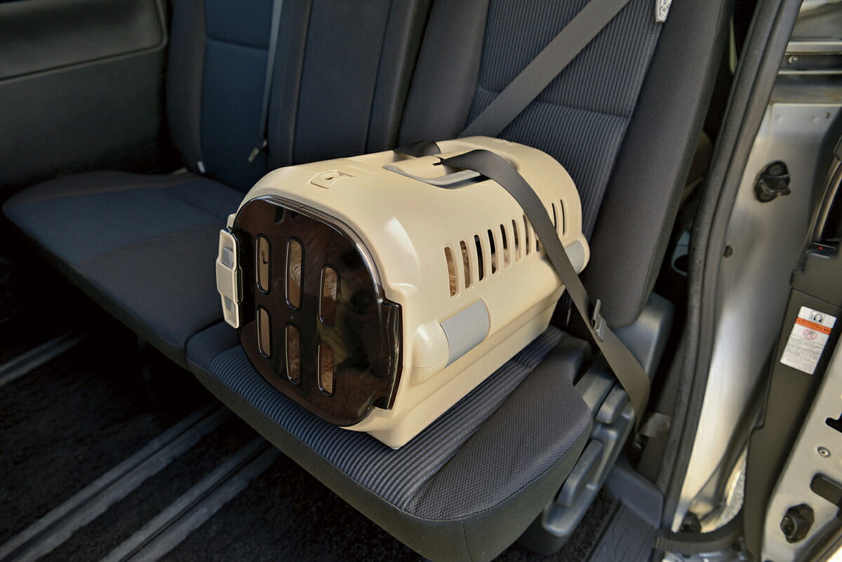リッチェル Richell キャンピングキャリーファイン S ブラウン 犬 猫 うさぎ ペットキャリー クレート ハウス 超小型犬 小型犬 ハード 水洗い可 おでかけ 車