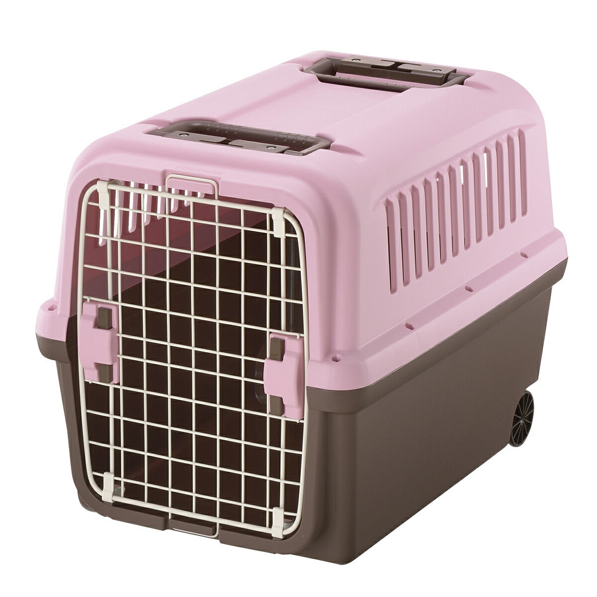 リッチェル Richell キャンピングキャリー L ライトピンク 犬 ペットキャリー クレート ハウス 中型犬 ハード 水洗い可 キャスター付き おでかけ 車 災害