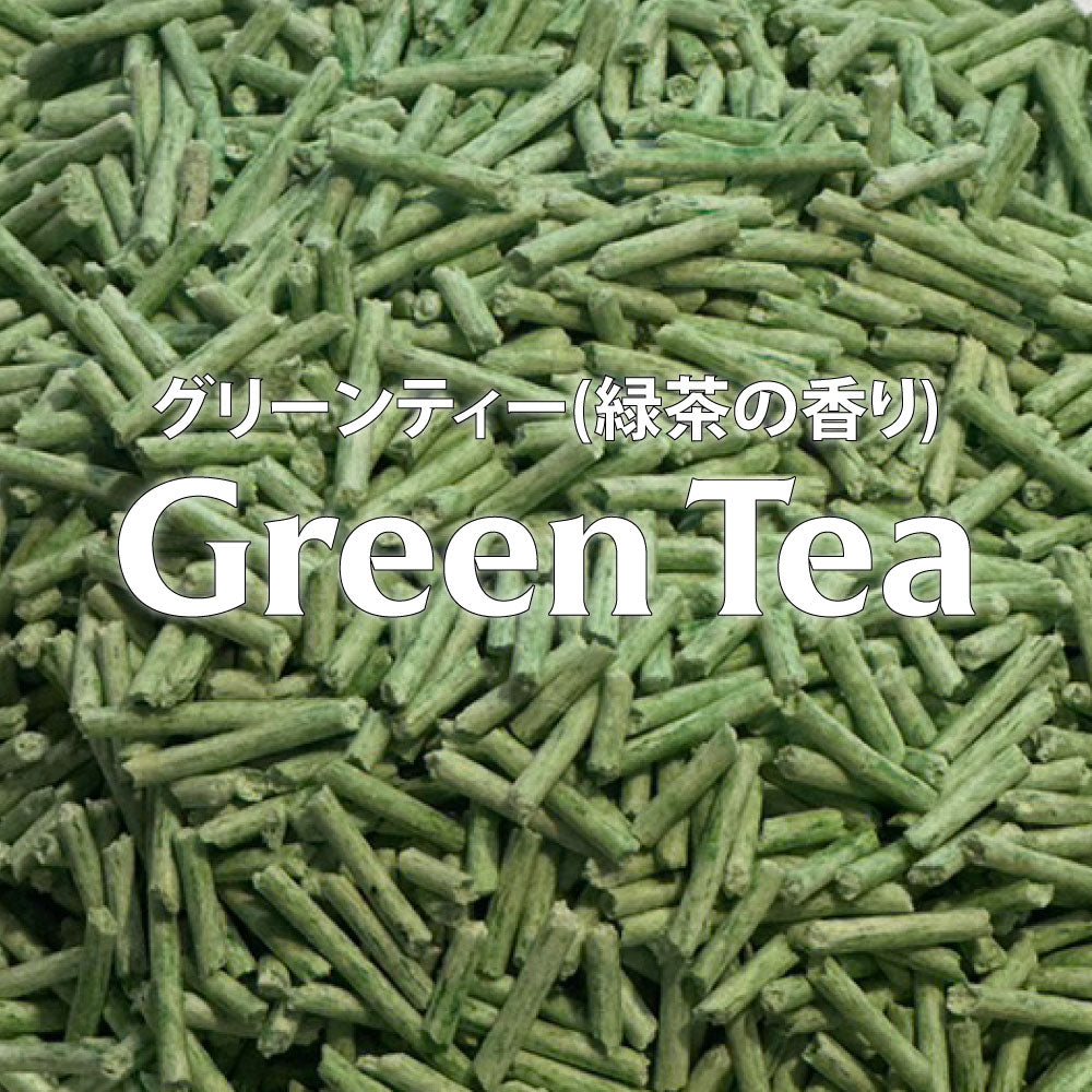 シグネチャー7 キャットリター PEAS グリーンティー（緑茶） 猫砂 4L