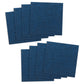サンコー おくだけ吸着 撥水タイルマット ネイビー 8枚 撥水 防臭 洗濯可 タイルマット