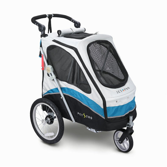 ファンタジーワールド 3輪バギー JetPro ブルー ペットカート 小型犬 多頭飼い 中型犬 大型犬 折りたためる