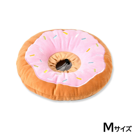 Solgra ドーナツ ペリーブカラークッション M ピンク エリザベスカラー 犬 猫 ソフト 柔らかい
