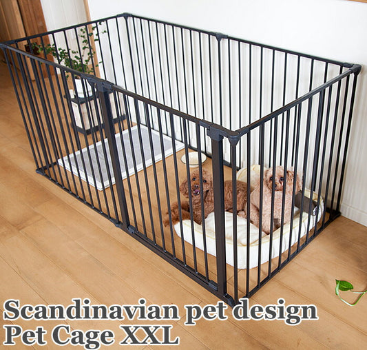 スカンジナビアン ペットケージ XXL ブラック 送料無料【代引き不可】
