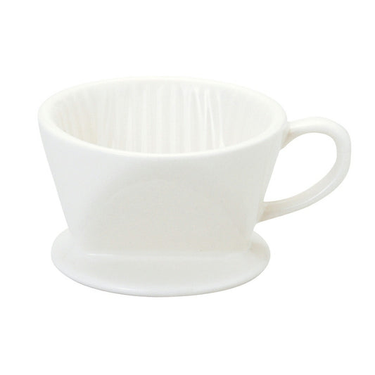 森修焼 コーヒードリッパー(3つ穴タイプ)日本製 電子レンジ対応 食洗機対応 遠赤外線効果 陶器 天然石 安心 安全 日本製陶器 鉛フリー カドミウムフリー