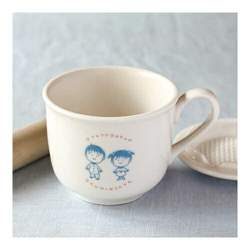 森修焼 キッチンマグカップなかよし日本製 電子レンジ対応 食洗機対応 遠赤外線効果 陶器 天然石 安心 安全 日本製陶器 鉛フリー カドミウムフリー