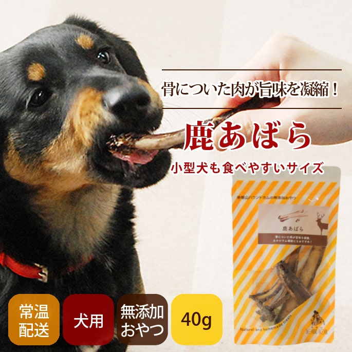 GLORY DOG＆EARTH 鹿肉あばら 無添加ジャーキー 40g