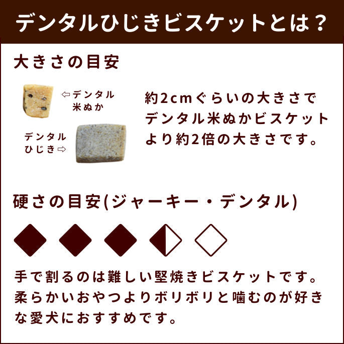 GLORY DOG＆EARTH デンタルひじきビスケット ハード 60g
