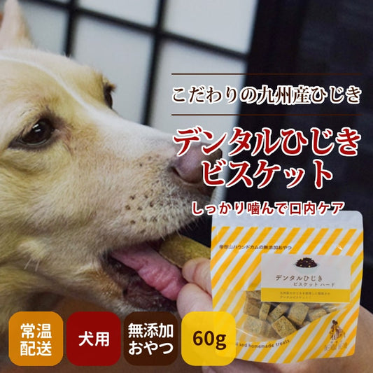 GLORY DOG&EARTH デンタルひじきビスケット ハード 60g