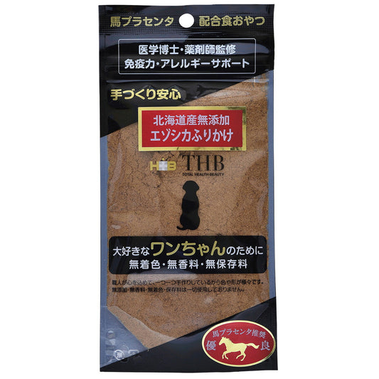 THB JAPAN 馬プラセンタ エゾシカふりかけ 犬用 30g 無添加 おやつ