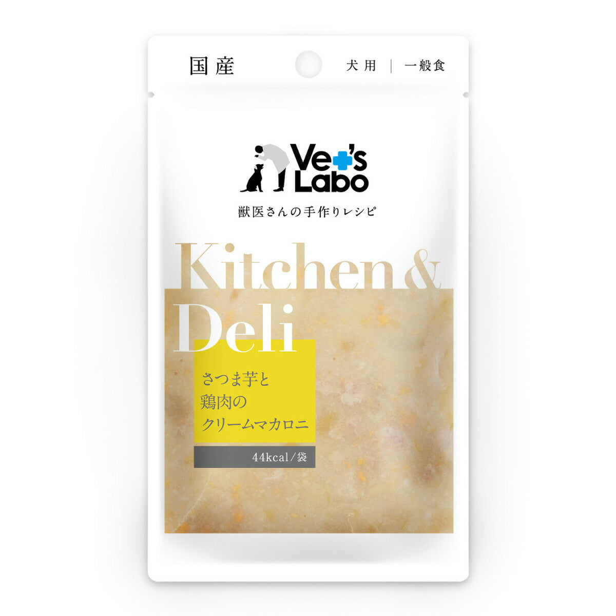 ベッツラボ Vet's Labo キッチン＆デリ Kitchen＆Deli 犬用 さつま芋と鶏肉のクリームマカロニ 80g 国産 日本製 無添加 トッピング 手作り補助