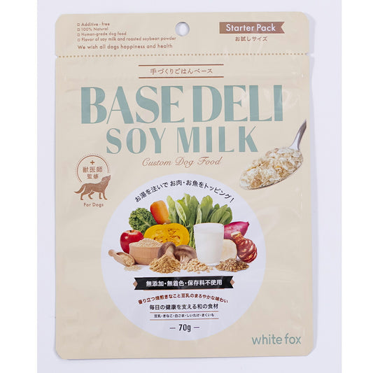 ホワイトフォックス 手づくりごはんベース ベースデリ ソイミルク 70g