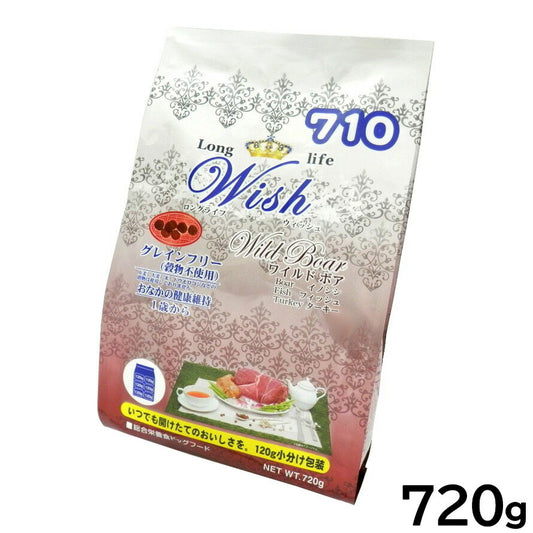ウィッシュ ドッグフード ワイルドボア 穀物不使用 720g