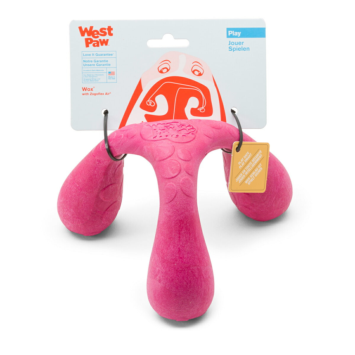 ウェストポウ ゾゴフレックス・エア ウォックス ドッグトイ L カラント（ダークピンク）