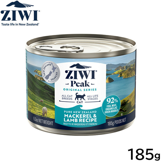 ジウィ ZIWI キャットフード キャット缶 マッカロー＆ラム 185g 正規品 無添加 ジウィピーク