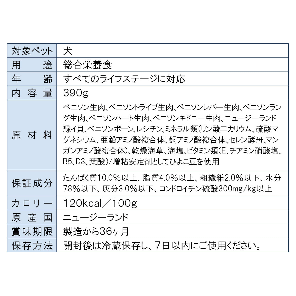 ジウィ ZIWI ドッグフード ドッグ缶 ベニソン 390g 正規品 無添加 ジウィピーク