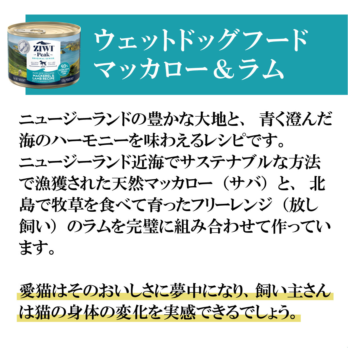 ジウィ ZIWI ドッグフード ドッグ缶 マッカロー＆ラム 170g×12缶【送料無料】 正規品 無添加 ジウィピーク