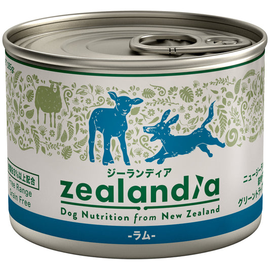 ジーランディア ドッグ ラム 185g 犬 ウェットフード 総合栄養食 無添加 グレインフリー グリーントライプ
