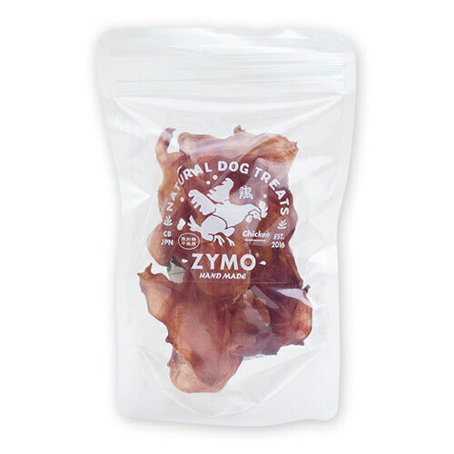 ZYMO（ザイモ） 鶏トサカジャーキー 40g（国内製造 国産素材 完全国産 無添加 犬用 おやつ）