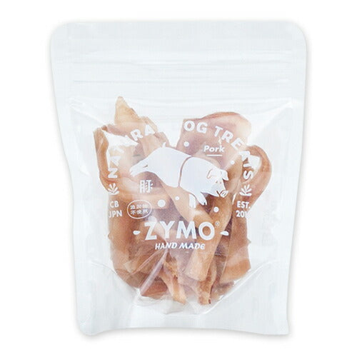 ZYMO（ザイモ） 豚耳ジャーキー 40g（国内製造 国産素材 完全国産 無添加 犬用 おやつ）