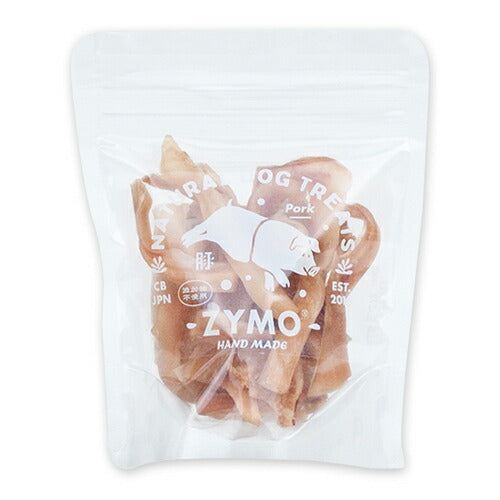 ZYMO(ザイモ) 豚耳ジャーキー 40g(国内製造 国産素材 完全国産 無添加 犬用 おやつ)