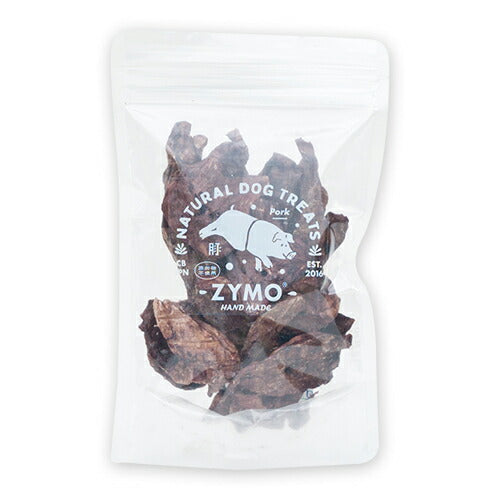 ZYMO(ザイモ) 豚肺ジャーキー 40g(国内製造 国産素材 完全国産 無添加 犬用 おやつ)
